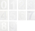 4 Inch Number Stencils Set for Painting, Spray Paint Stencil, Large Digital Templates, Curb Number Painting Kit for