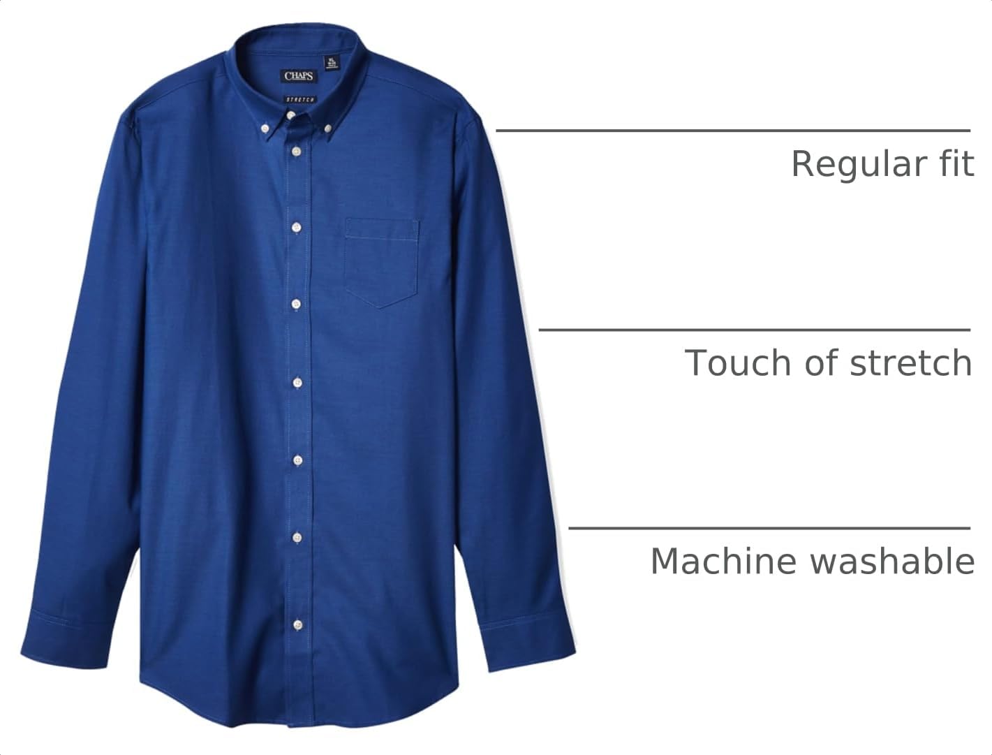 Boys' Long Sleeve Oxford Button-Down Dress Shirt