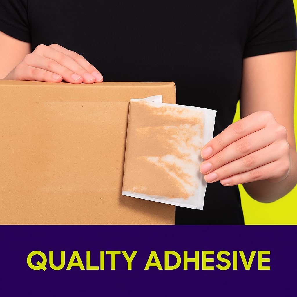 Packing List Enclosed Envelopes – 4.5" x 5.5" Short Side Opening – Self-Adhesive Clear or Printed Options – Multiple