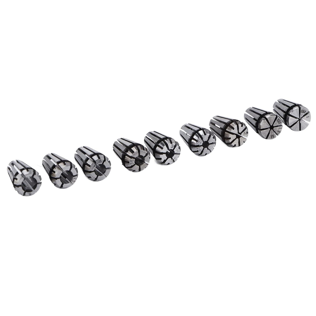 9Pcs ER8 Collet Chuck, High Accuracy CNC Engraving Machine Milling Lathe Tool Tap Chuck