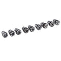 9Pcs ER8 Collet Chuck, High Accuracy CNC Engraving Machine Milling Lathe Tool Tap Chuck