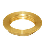 Joywayus 2 Pack Brass 1" Female Thread Hex Flange Lock Nut Pipe Fittings