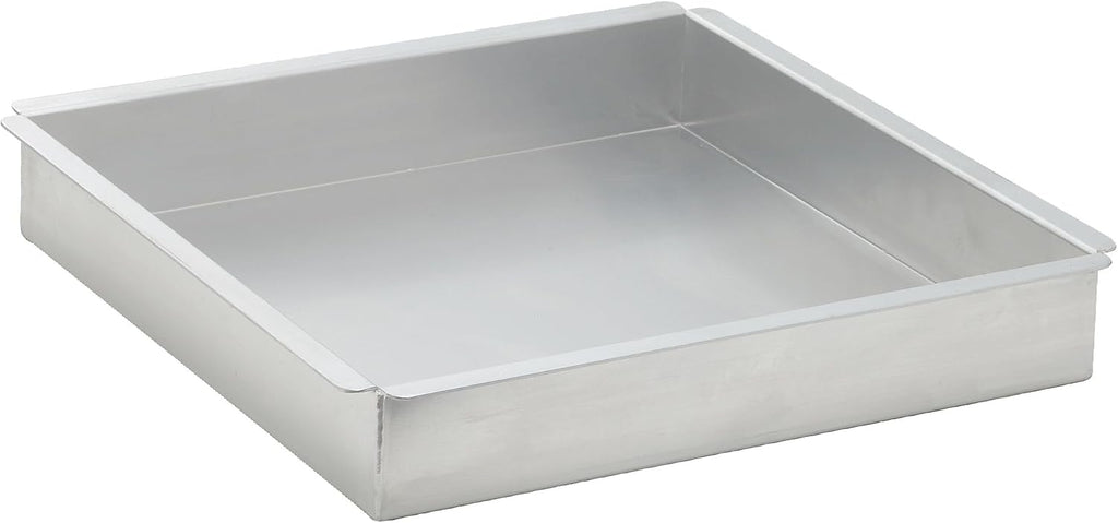 2-Inch Deep Aluminum Rectangular Cake Pan, 12-Inch by 12-Inch