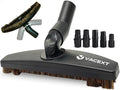 Horsehair Hardfloor Attachment for Wood and Tile Floors plus Vacuum Hose Adapter Compatible with Most Vacuum Cleaners