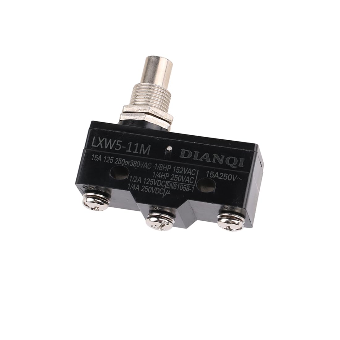 DIANQI LXW5-11M Series Travel Switch Cylindrical Press Switch Hinge Lever Momentary