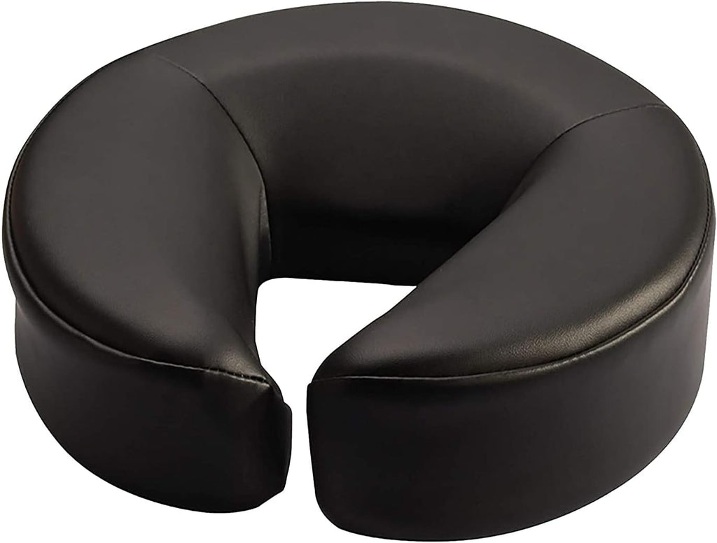 Universal Headrest Face Cushion Face Pillow for Massage Table and Massage Chair (Black)