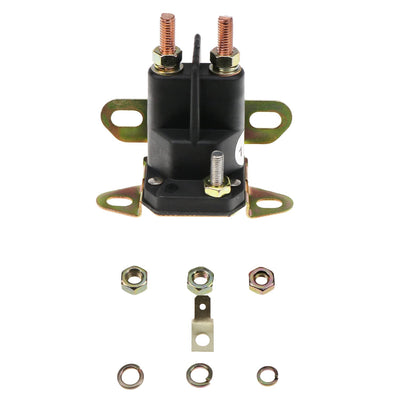 Universal Starter Solenoid Relay 12V 3 Poles Compatible with Bad Boy with Hustler with Kohler with Trombetta with Stens
