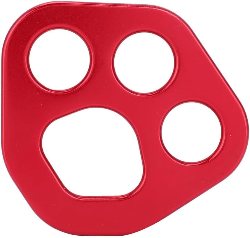 Rigging Plate – 4 Anchor Points Aviation Aluminum Force Divider Plate for Rock Climbing, Aerial Yoga &