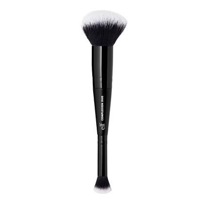 Complexion Duo Brush, Makeup Brush For Applying Foundation & Concealer, Creates An Airbrushed Finish, Made With