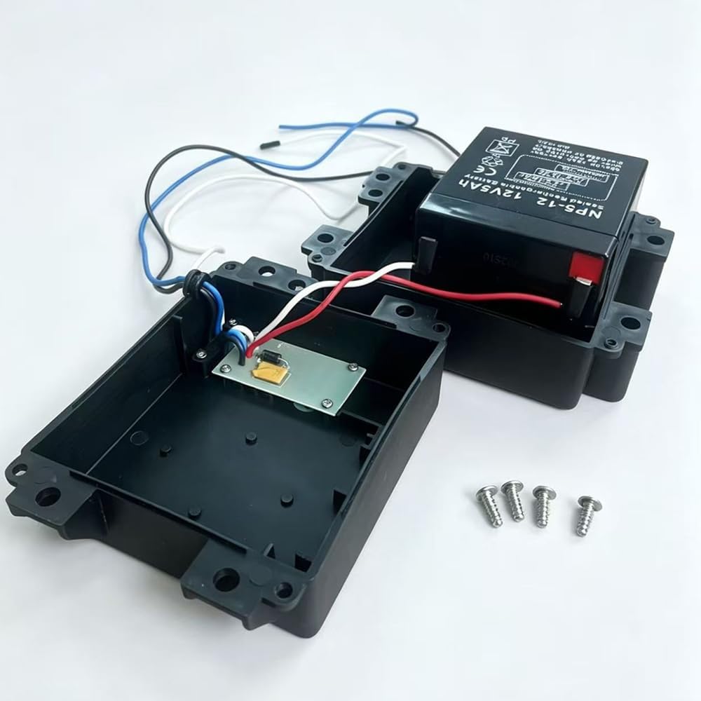 12V Trailer Breakaway Kit with LED Test Light - Electric Break Away System, Universal Waterproof Trailer Brake