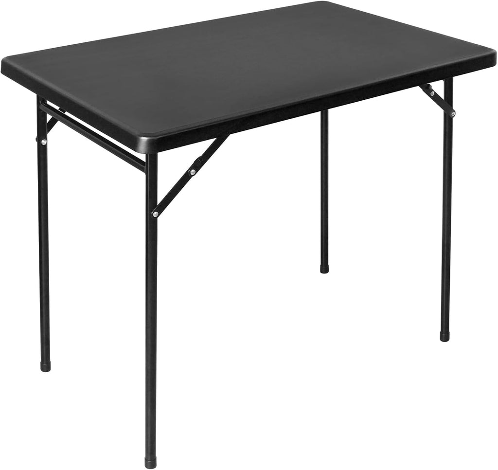 3ft Rectangular Folding Table, All-Occasion Plastic Event Table for Indoor and Outdoor, Portable Desk, Camping