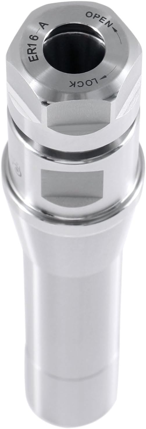 Accusize R8 Shank ER16 Collet Chuck, 7/16''-20 Drawbar End, 0223-0229