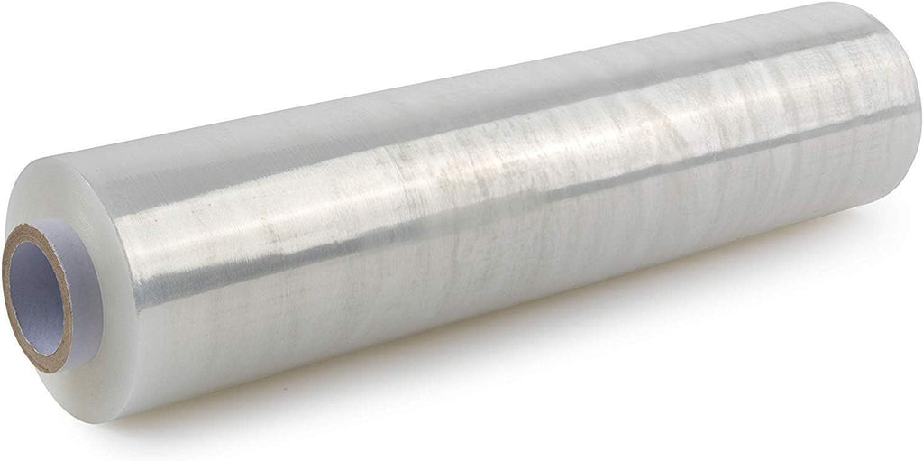 15 Inch Clear Stretch Wrap Replacement Roll (2 Refill Rolls-2000 Feet) No Handle, Shrink Wrap for Moving, Packing