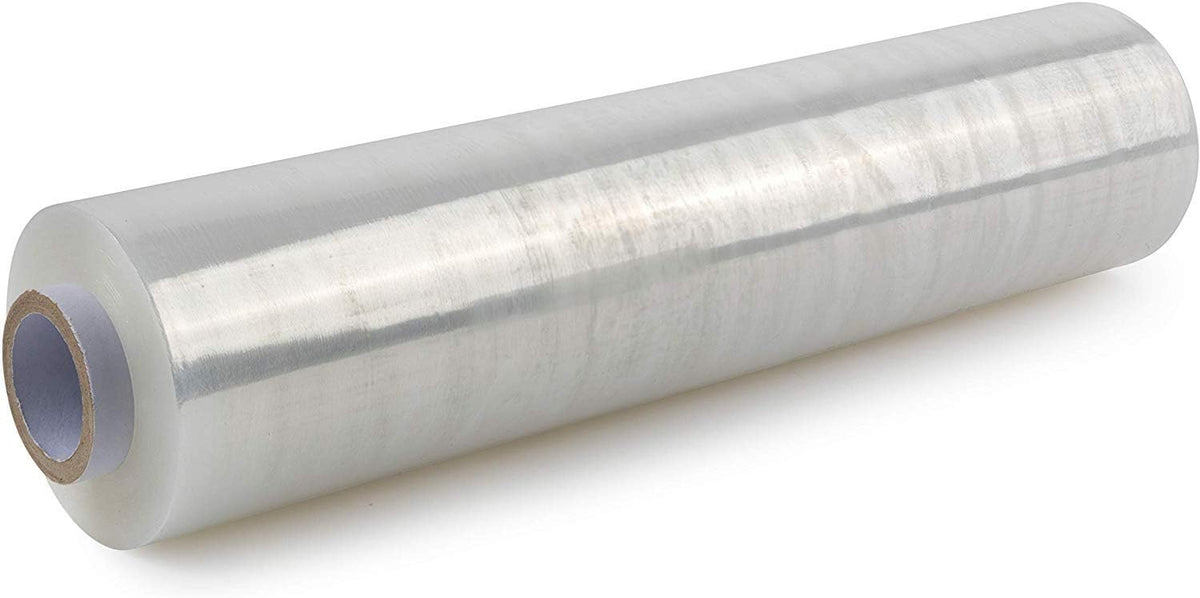 15 Inch Clear Stretch Wrap Replacement Roll (2 Refill Rolls-2000 Feet) No Handle, Shrink Wrap for Moving, Packing