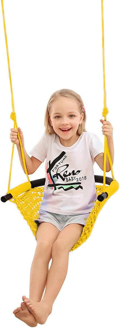 Swing Seat for Kids Heavy Duty Rope Play Secure Children Swing Set,Perfect for