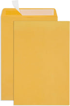 50 12" x 15.5" Kraft Catalog Envelopes, Self Seal