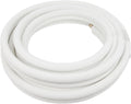 33 Ft. Mini Split Line Set 1/4" & 1/2" O.D. Twin Copper Pipes | without Fittings, 3/8" Thickened PE Insulated Coil