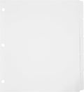 Extra Wide Dividers to Use with Sheet Protectors 9 3/4" Wide - Fits Standard 3 Ring Binders - Made in The USA