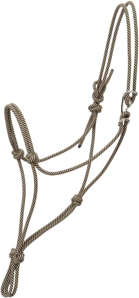Weaver Leather Silvertip No. 95 Clip On Rope Halter, Black/Tan, Average