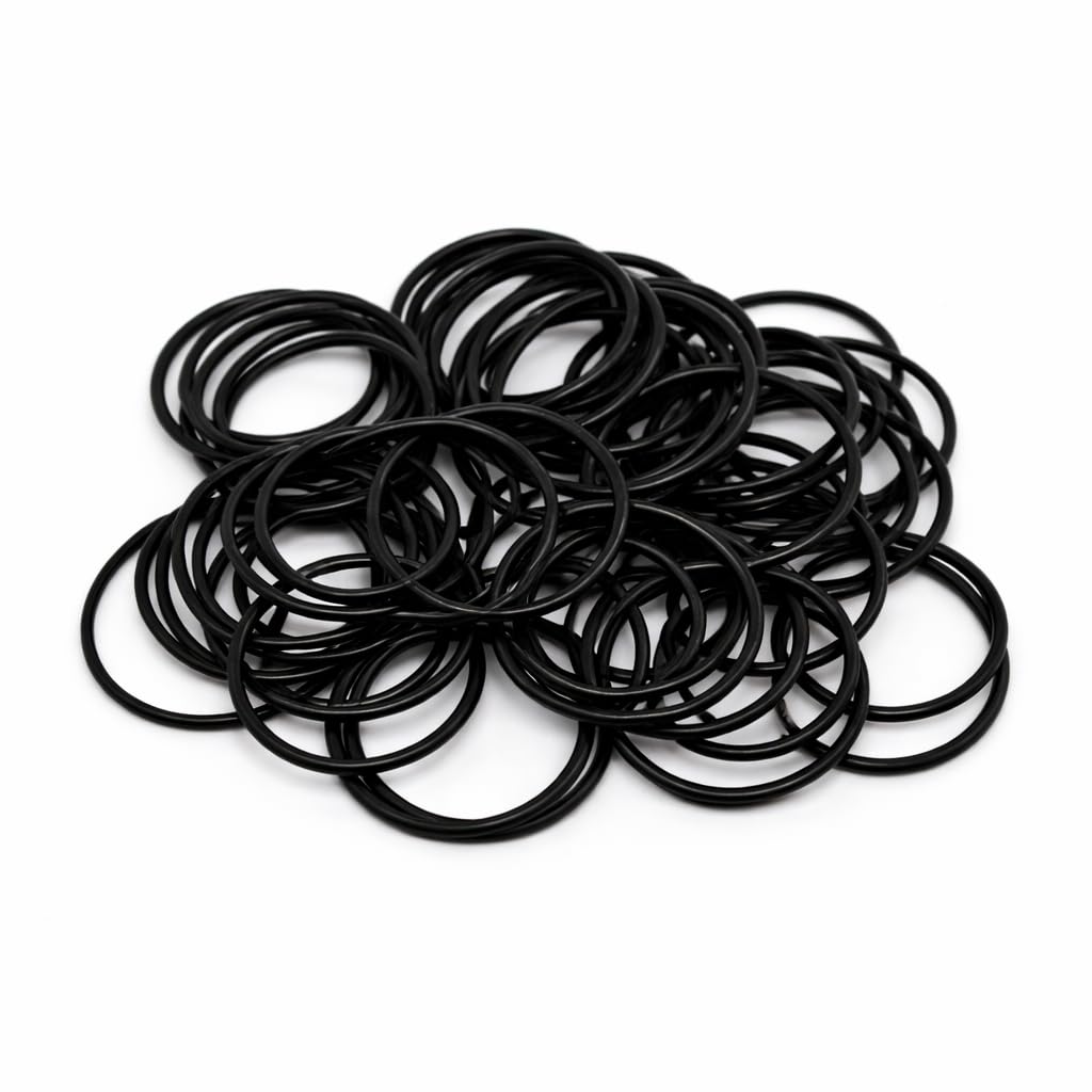 AS-022 Nitrile (NBR) O-Rings, 1" ID x 1/16" CS (0.989" x 0.070"), 90A Durometer, -40°F to +248°F, Fuel, Oil & Hydraulic System Seals, 50 Pcs