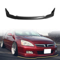 Front Bumper Lip Spoiler for 2003-2005 Honda Accord Sedan, Black, HFP Style
