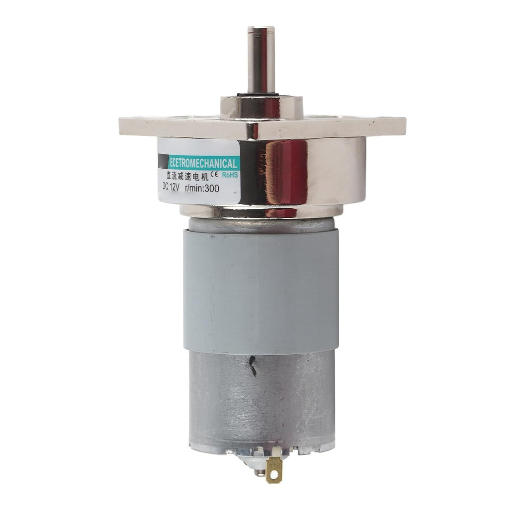 Jiawu 35W 12V DC Geared Motor, Adjustable Speed Large Torque (300 RPM)