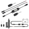 UYGALAXY Linear Actuator Controller DC Motor 12V Momentary Switch Forward/Reverse with 2 PC Wireless Remote Control DPDT Relay for Motors