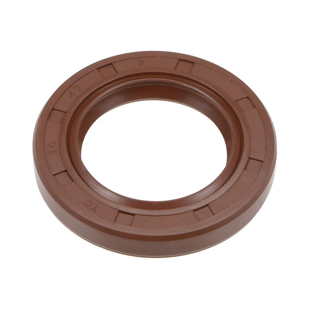 uxcell Oil Seal 30mm Inner Dia 47mm OD 7mm Thick Fluorine Rubber Double Lip Seals