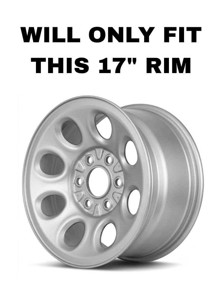 17 inch Wheel Skins for 2001-2013 Chevy Avalanche (Set of 4) Impostor Wheel Covers for 17 inch Chrome ABS Wheels