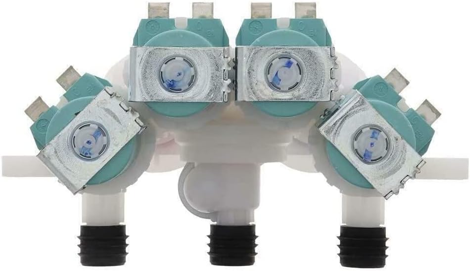 Water Inlet Valve Replacement For Maytag MVW7232HC0 MVW7232HW0 MVW8230HC0 MVWB755DW0 AUTOMATIC MVWB755DW1 MVWB757JW0 MVWB765FC1 MVWB765FC2 MVWB765FC3 MVWB765FC4 MVWB765FW0 MVWB765FW1 MVWB765FW2 Washer