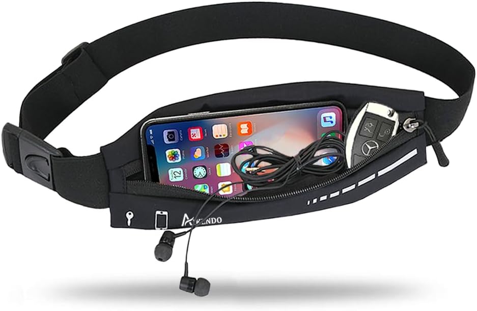 Slim Running Belt for Women Men,Runners Fanny Pack Phone Holder | Running Pouch Waist bag for Workout Jogging Sport