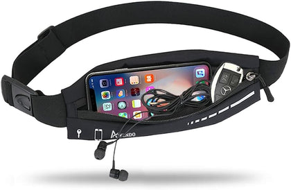 Slim Running Belt for Women Men,Runners Fanny Pack Phone Holder | Running Pouch Waist bag for Workout Jogging Sport
