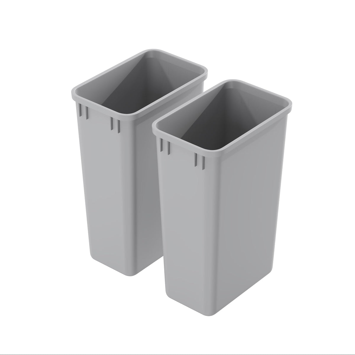 Dowell 50Qt Waste Trash Container, 13Gal, Plastic, Stackable, for Kitchen/Bathroom/Office, Tall Trash Can 22-3/8"H