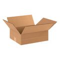 Multi-Depth Shipping Boxes Medium 12"L x 10"W x 4"H 25-Pack - Corrugated Cardboard Box for Moving, Mailing, Packing