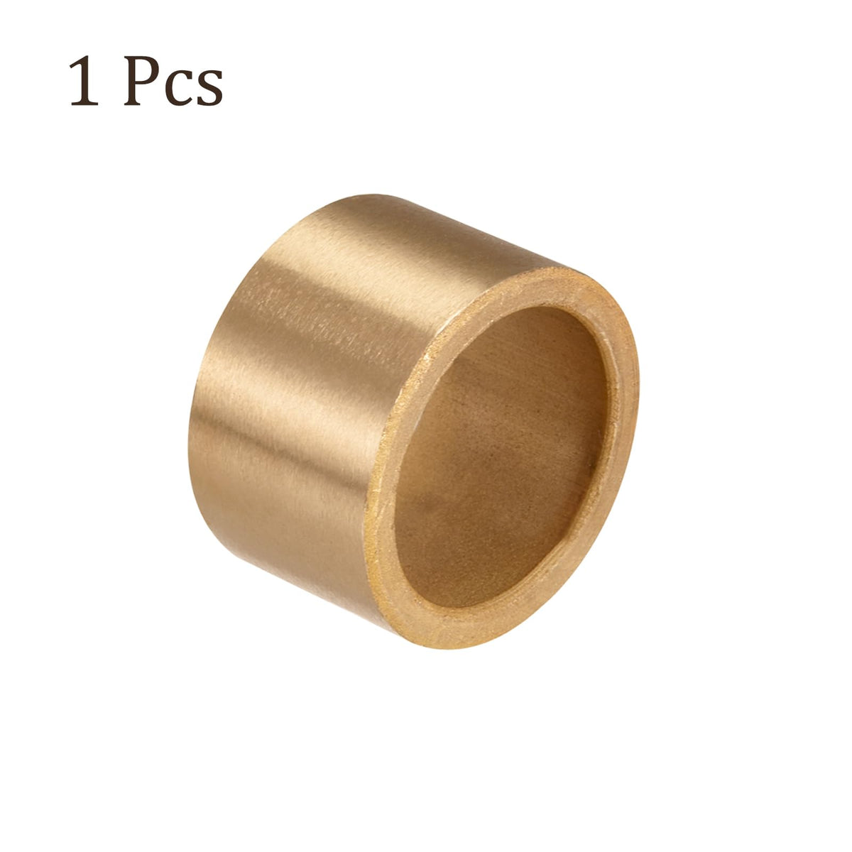 Kozelo 1pcs Sleeve Bearings - [25mm Bore Dia x 32mm OD x 20mm Length] Sintered Bronze Bushing for Industrial Equipment, Self-Lubricating, Gold Tone