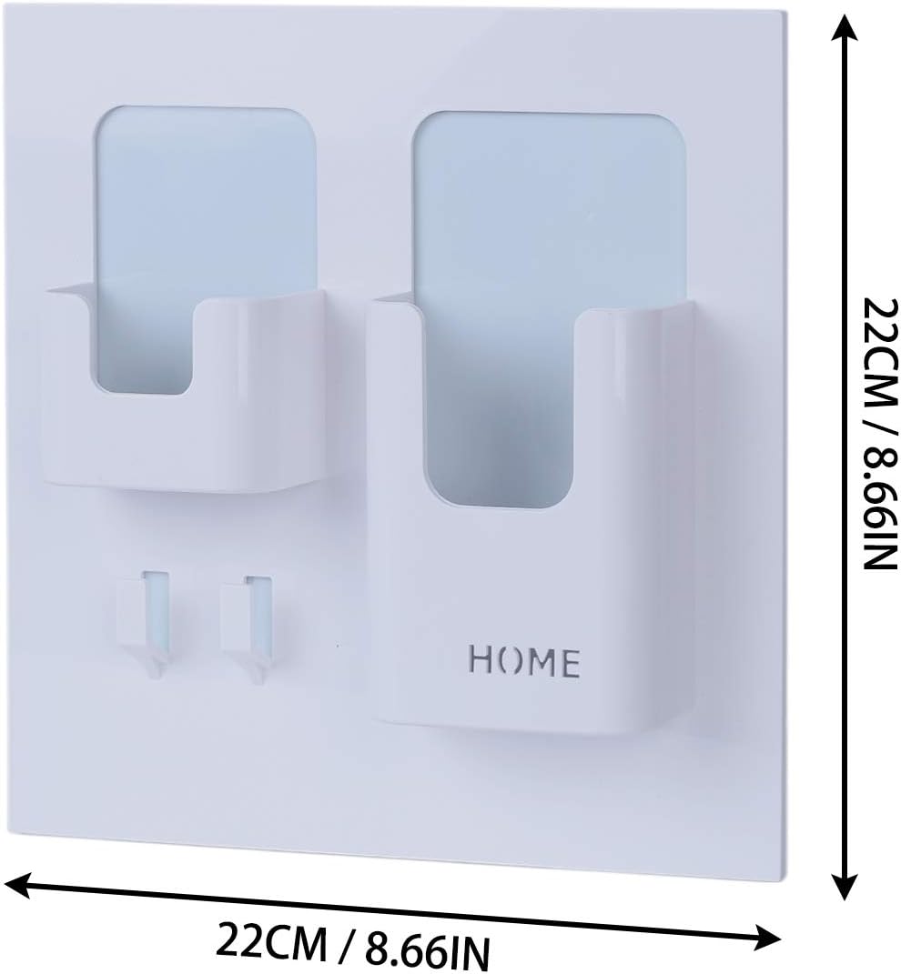 Bedside Shelf - Stick On Wall Mounted Bed Room,Dorm,Office Adhesive Floating Accessoies Caddy Organizer/Holder for
