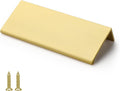30 Pack 3" Cabinet Pulls Brushed Brass Finger Pulls for Cabinets