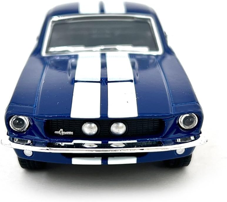 1967 Ford Shelby Mustang GT500 1:38 Scale 5" Die Cast Metal Model Toy Muscle Car (Blue)
