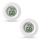 2-Pack Mini Hygrometer & Thermometer, Indoor Digital Humidity Meter