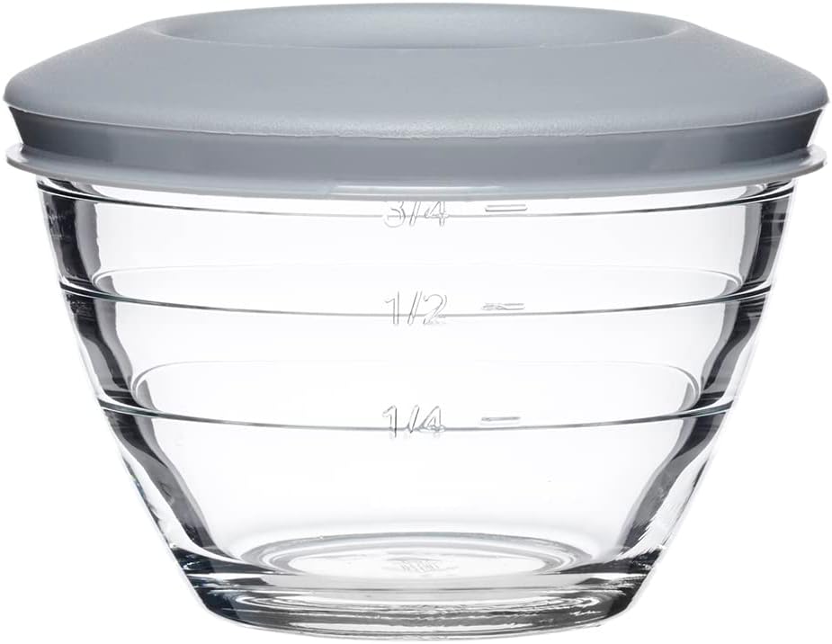 4-IN-1 PREP BOWLS. 6 Piece set (3 Bowls and 3 lids)
