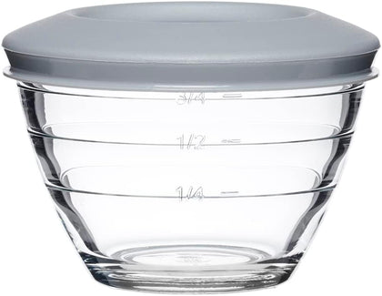 4-IN-1 PREP BOWLS. 6 Piece set (3 Bowls and 3 lids)
