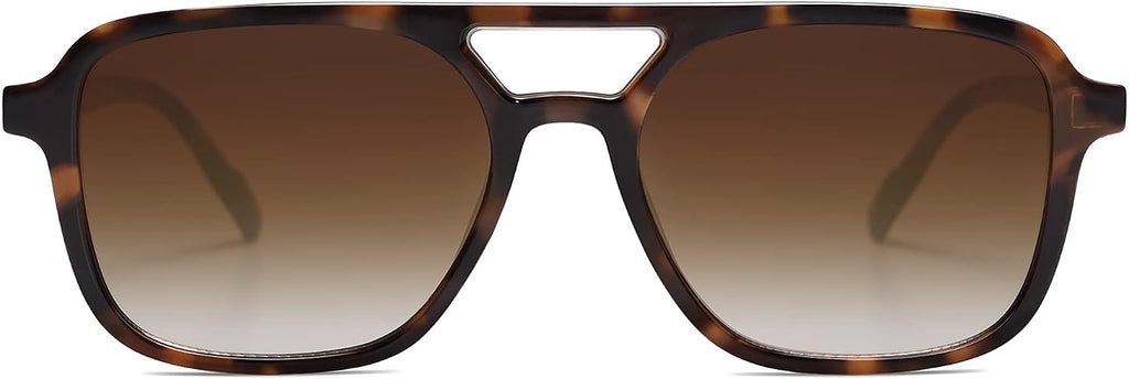 Retro Aviator Sunglasses Womens Mens,Trendy Rectangle Shades SJ2202 | Polit UV400 Protection Women Sun Glasses,Y2K