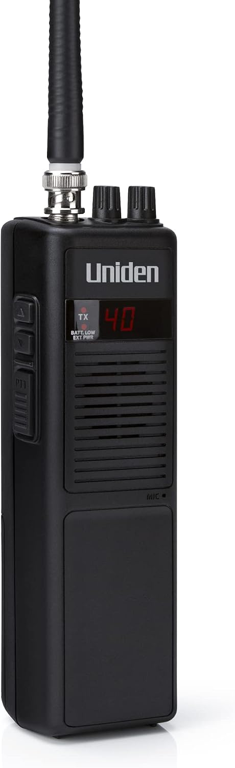 PRO401HH Professional Series 40 Channel Handheld CB Radio, 4 Watts Power with Hi/Low Power Switch, Auto noise