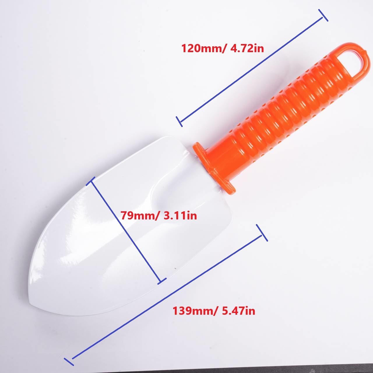 2-Pack Garden Hand Trowel Set – Heavy Duty Reinforced Curved Steel Blade, Ergonomic Non-Slip Handle, Durable