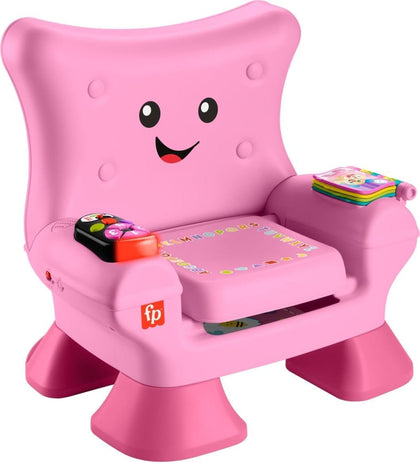 Fisher-Price Laugh & Learn Smart Stages Chair, Pink | Pretend Chair with Lights & Educational Music, Toddler Toy for