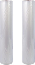 NatureVac Vacuum Seal Bags All Clear 11in x 19.5ft 2 Roll Pack USA Food Grade Heavy Duty Food Storage Rolls