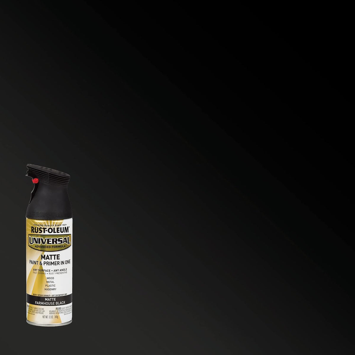 Universal All Surface Spray Paint, Matte Farmhouse Black