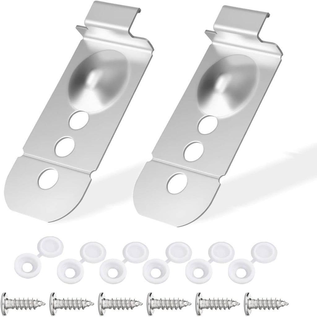 Dishwasher Installation Bracket Kit 2PCS Dishwasher Mounting Clips Compatible with Samsung DW80M DW80R DW80B Series DW80B7070US DW80M9550UG DW80R7060US/AA Replace#: DD98-01051C
