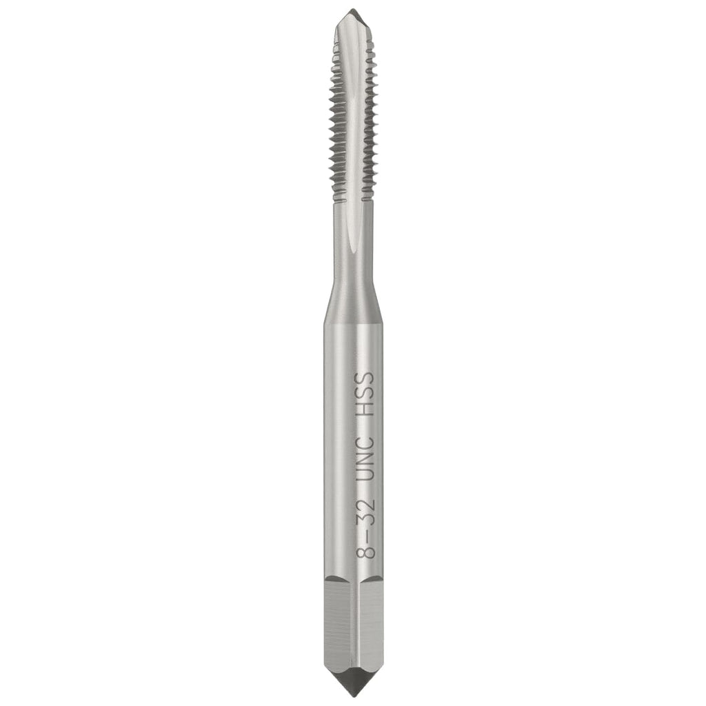 8-32 UNC Spiral Point Tap M2 High Speed Steel Polished Finish