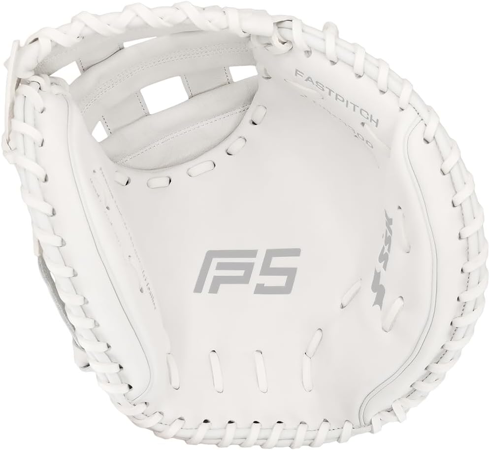 FP5 Fastpitch Softball Catcher’s Mitt 33” – 34” Right & Left Hand Throw Premium Full Leather Softball Glove